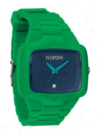 Nixon Rubber Player Watch Green/navy