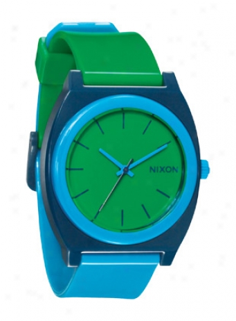 Nixon Time Teller P Watch Green/blue/navy