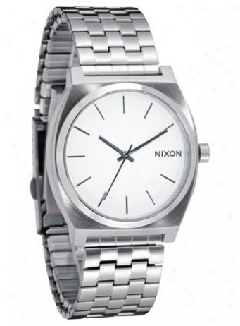 Nixon Time Teller Watch White
