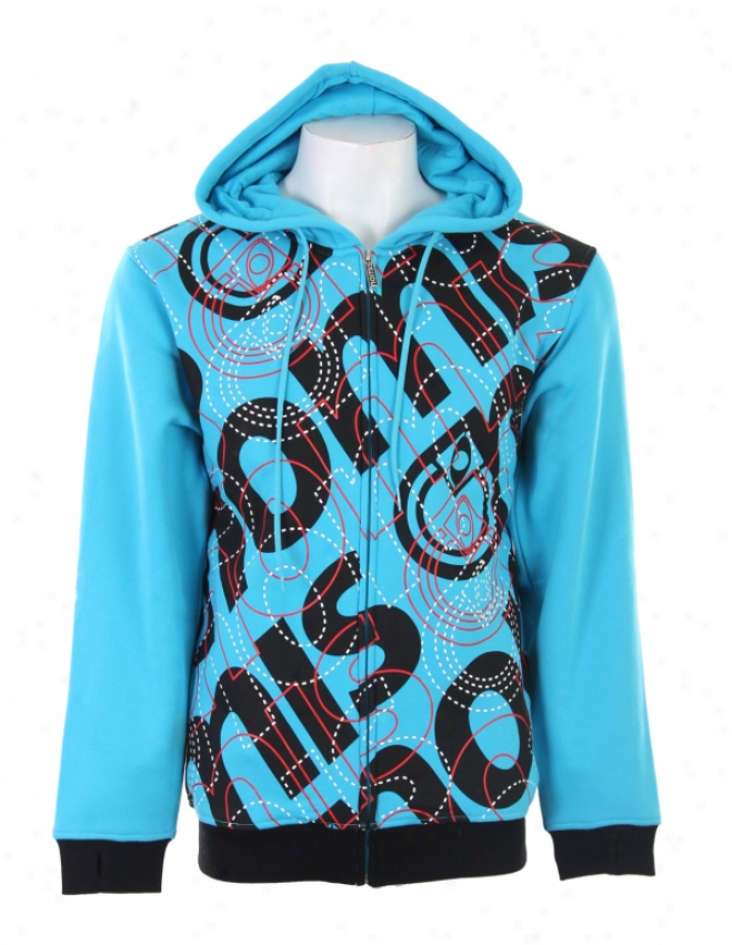 Nomis Scatter Hoodie Blue Aroll