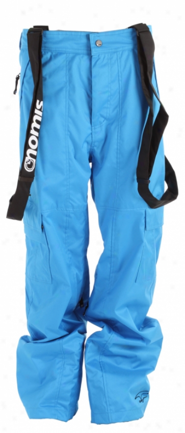 Nomis Simon Signature Cargo Shell Snowboard Pants Bright Blue