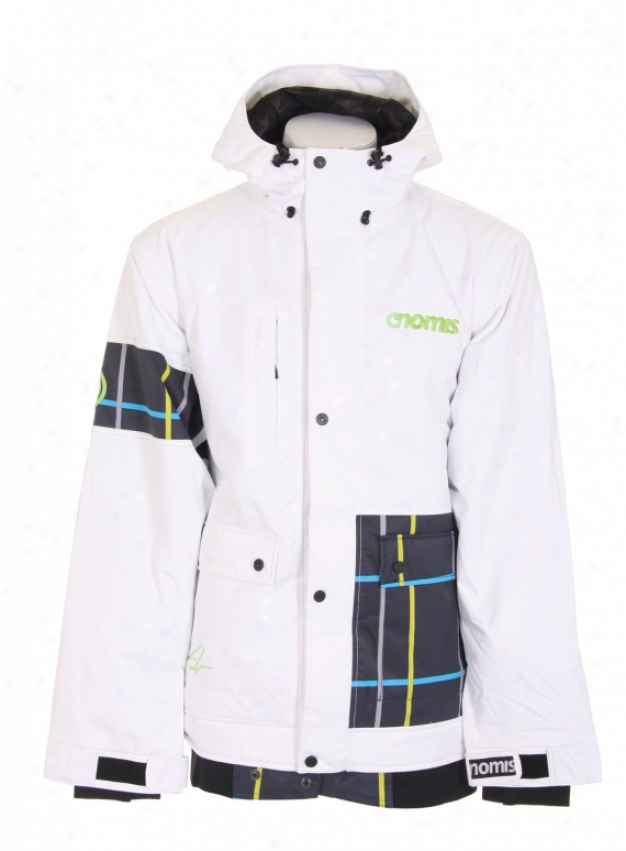 Nomis Simon Signature Snwboard Jacketwhite Emoss