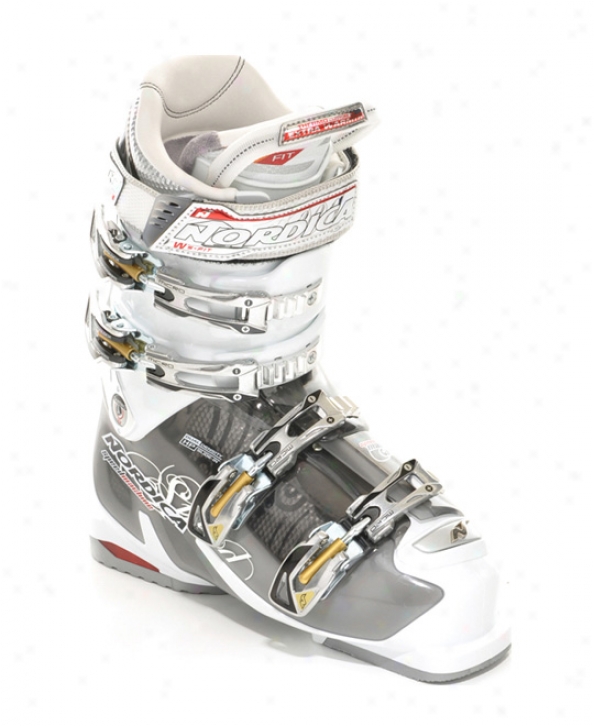 Nordica Speedmachine 115 Ski Boots White/trans Black