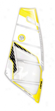 North Saild Curve Windsurf Sail White/yellow 4.2m