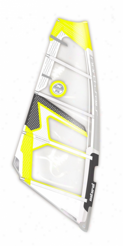 North Sails Natural Windsurfing Sail White/yellow 5.8