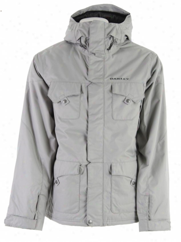 Oakley 4 Pocket Tech Snowboard Jacket Neutral Grey