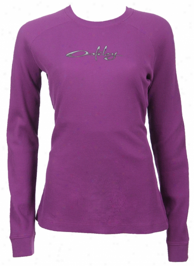 Oakley Chrome Logo L/s Thermal Sparkling Grape