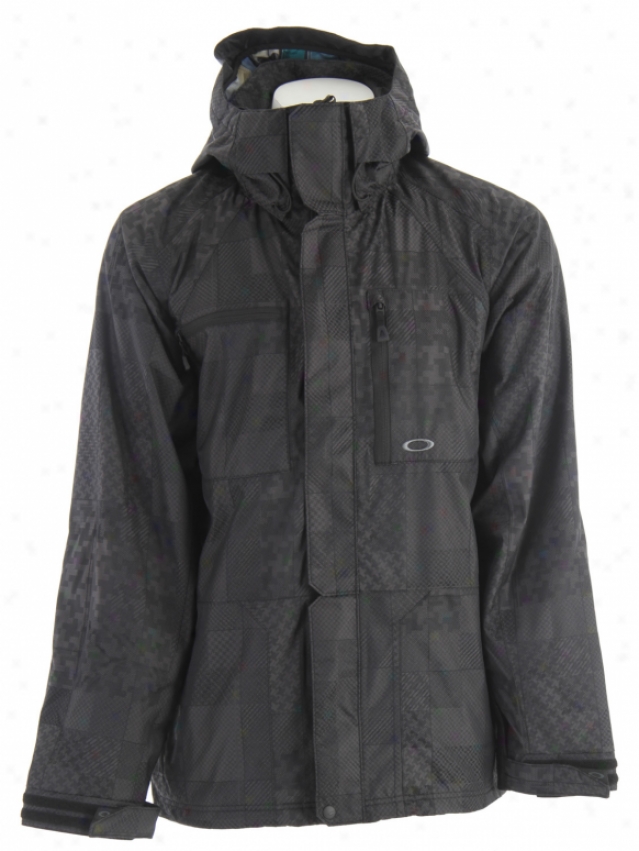 Oakley Deals Snowboard Jacket Black Buffalo