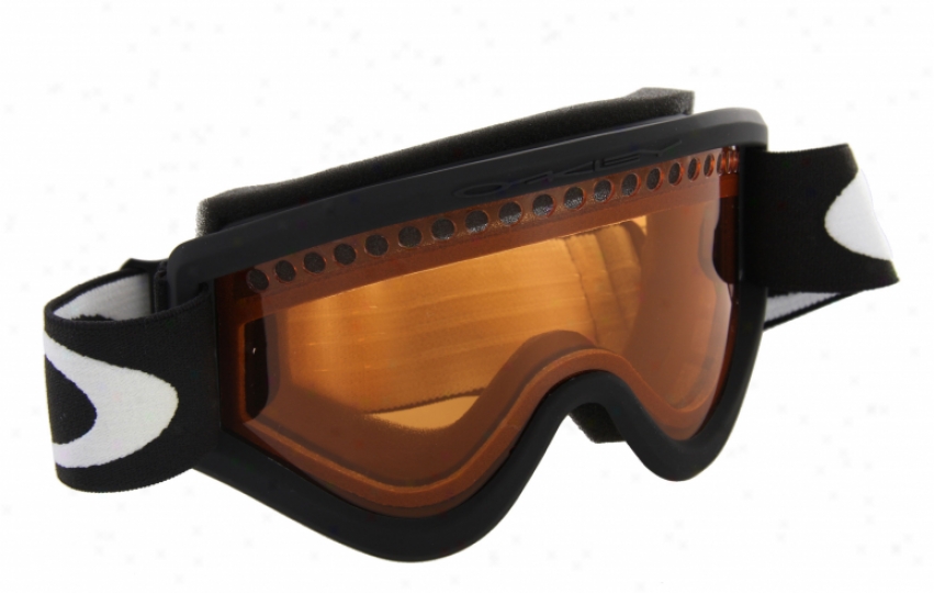 Oakley E Frame Snowboard Goggles Black/persimmon Lens