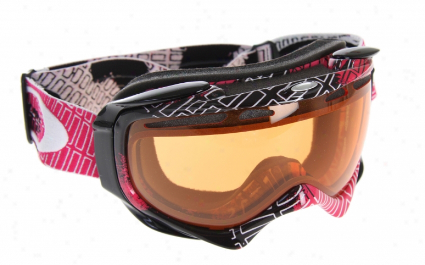 Oakley Improve Snowboard Goggles Cinder Block Lava/persimmon