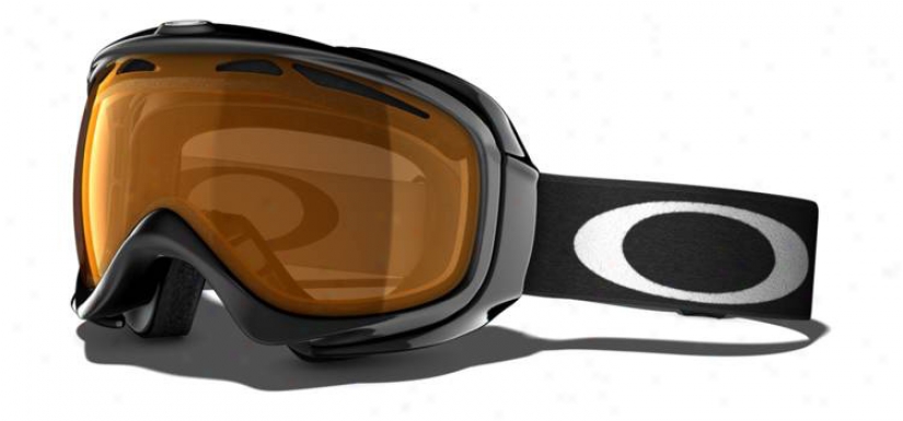 Oakley Elevate Snowboard Goggles Jet Black/persimmon Lens