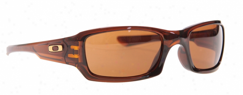 Oakley Fives Squared Sunglasses Rootbeer/bronze Lens