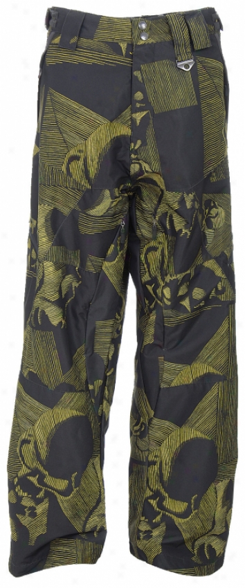 Oakley Fort String Snowboard Pants Yellow Skell