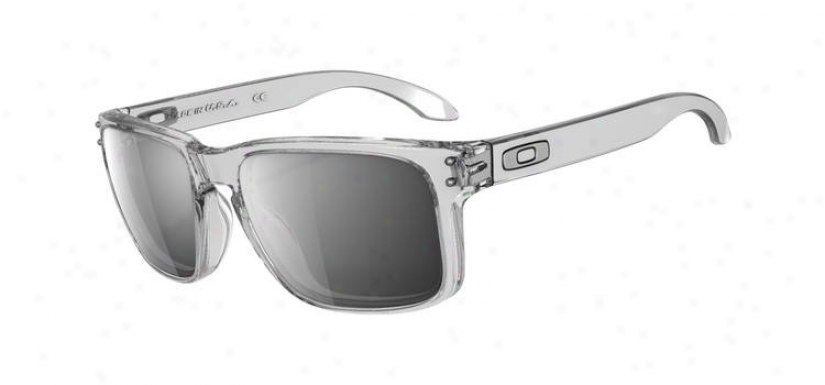 Oakley Holbrook Sunglasses Polished Clear/chrome Iridium Lens