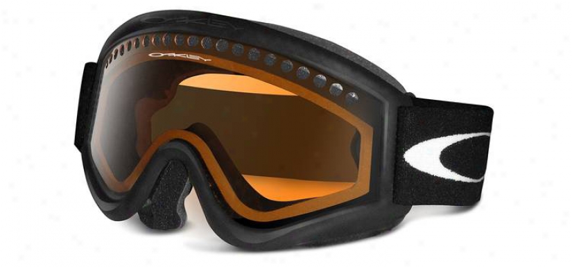 Oakley L Frame Snowboard Goggles Matte Black/persimmon Lens