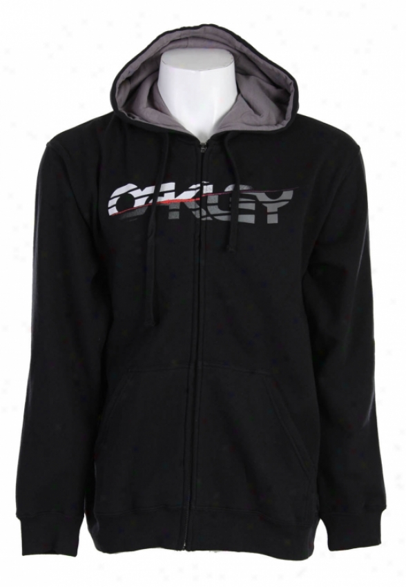 Oakley Lighnting Full Zip Hoodie Black