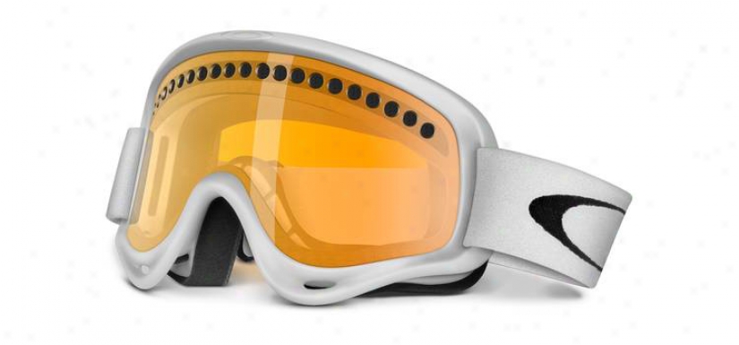 Oakley O Frame Snowboard Goggles Matte White/persimmon Lens
