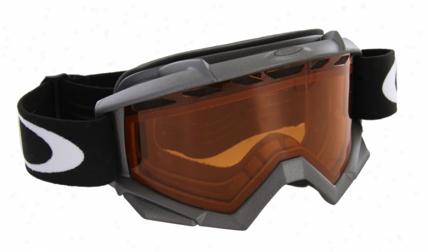 Oaklsy Proven Snowboard Goggles Shadow Grey/persimmon Lens