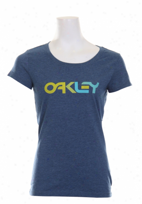 Oakley Retro Lines T-shirt Ensign Blue