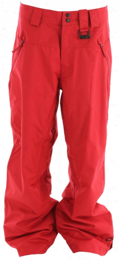 Oakley Shelf Life Snowboard Pants New Crimson