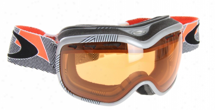 Oakley Stockholm Grrtchen Bleiler Signature Snowboard Goggles Tripop Silver/pers Lens