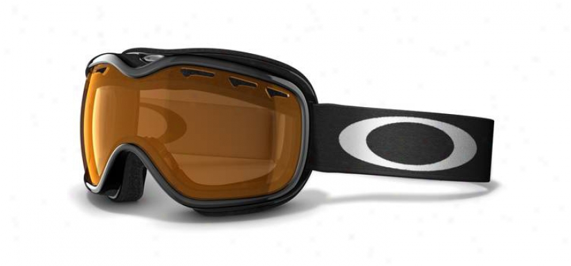 Oakley Stockholm Snowboard Goggles Jet Black/persimmon Lens