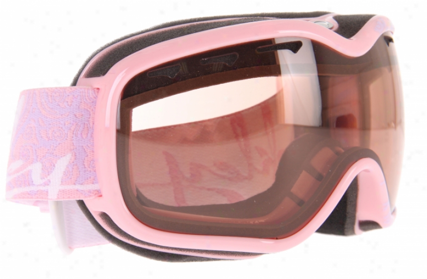 Oakkley Stockholm Snowboard Goggles Pink Elevation/vr50 Lens