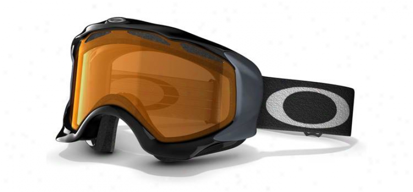 Oakley Twisted Snowboard Gogglds Jet Black/persimmon Lens