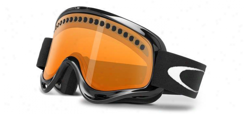 Oakley Xs O Snowboard Goggles Jet Blacl/persimmon Lens