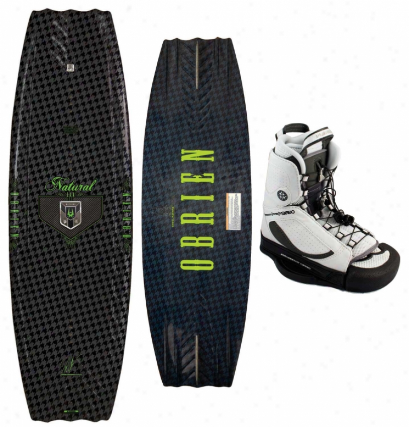 O&apos;brien The Natural Wakeboard 144cm W/ Xenon Bindings Xl