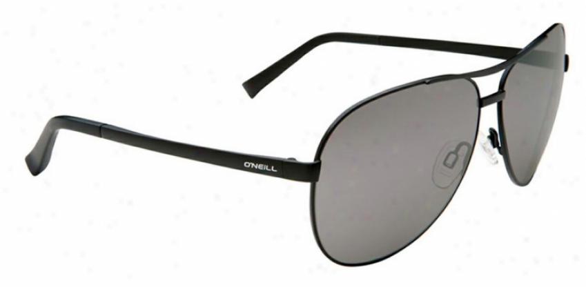 O&apos;neill Iceman Sunglasses Matte Black/grey/black Mirror Lens