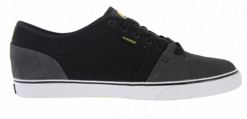 Osiris Decay Skate Shoes Charcoal/black/yellow