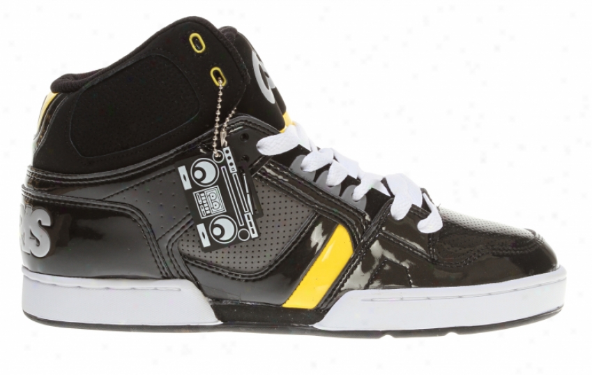 Osiris Nyc 83 Skate Shoes Black/charcoal/yellow