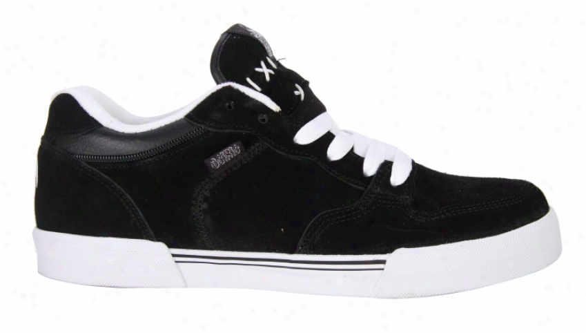 Osiris Zombie Skate Shoes Black/whi5e/gum