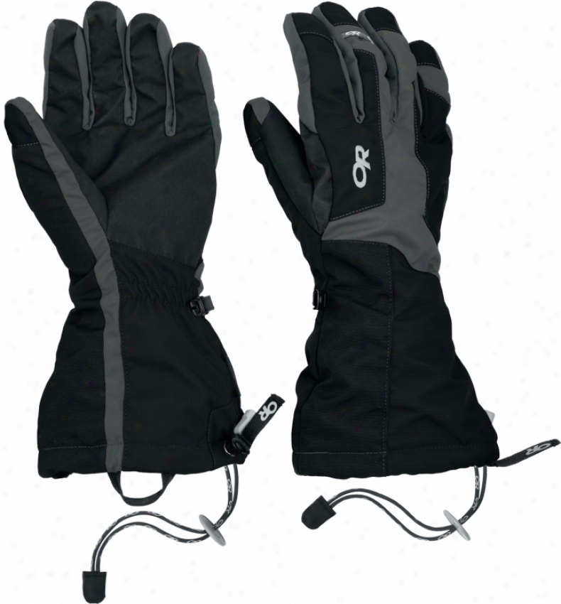 Outdoor Research Arete Snowboard Gloves Black