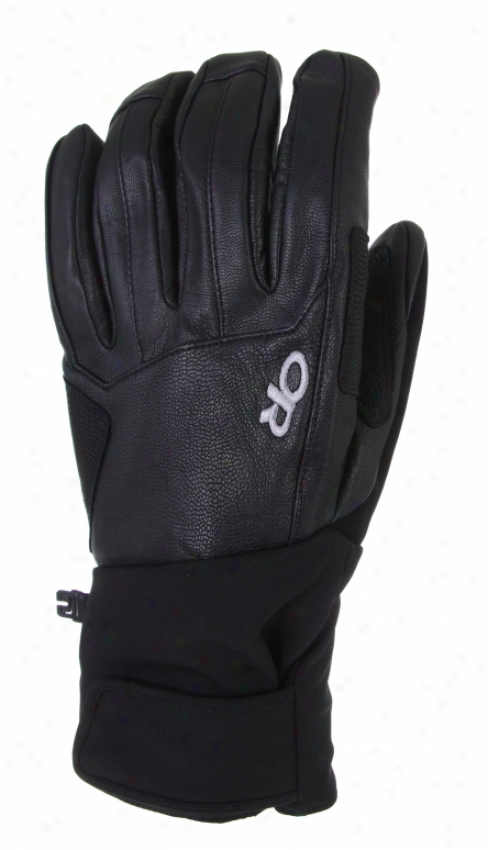 Outdoor Research Crave Ski Gloves Black