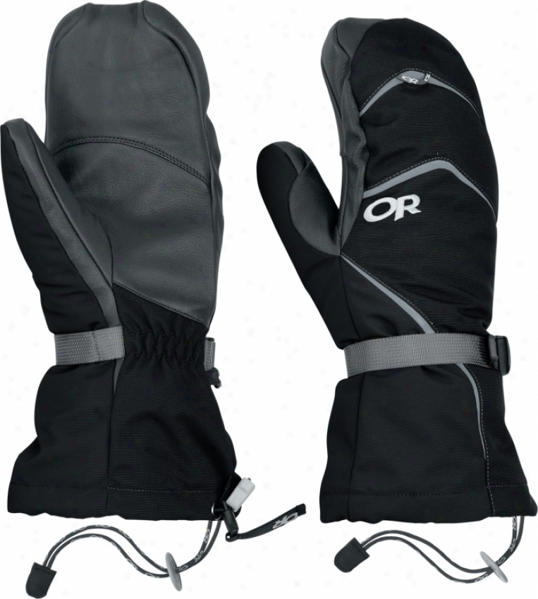 Outdoor Research Highcamp Snowboard Mitts Black