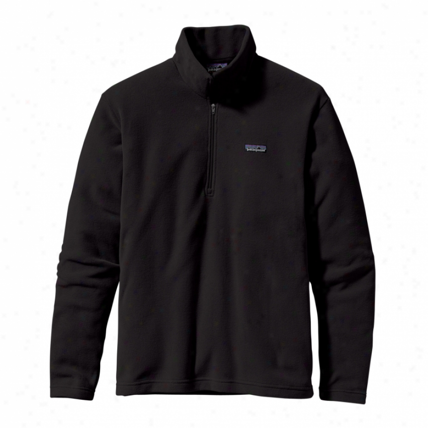 Patagonia Micro D 1/5 Zip Fleece Black