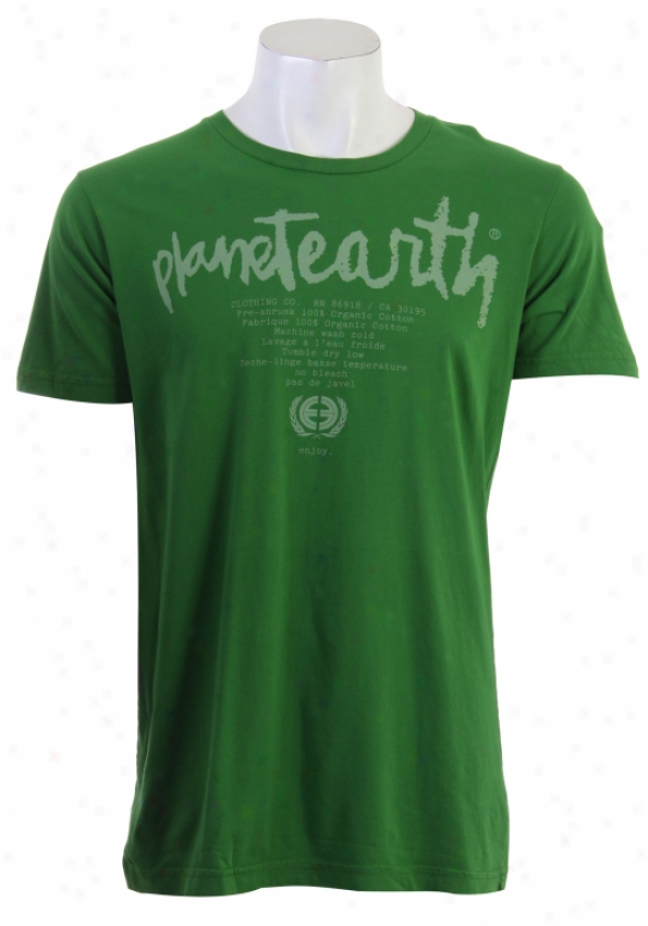 Planet Earth Cleanse T-shirt Crabgrass