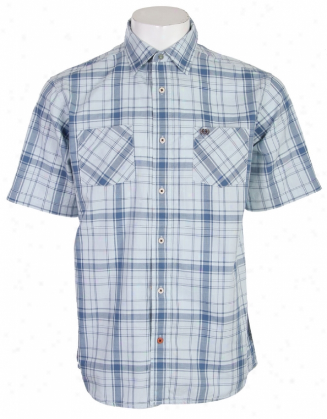 Planet Earth Collins S/s Shirt Pale Blue