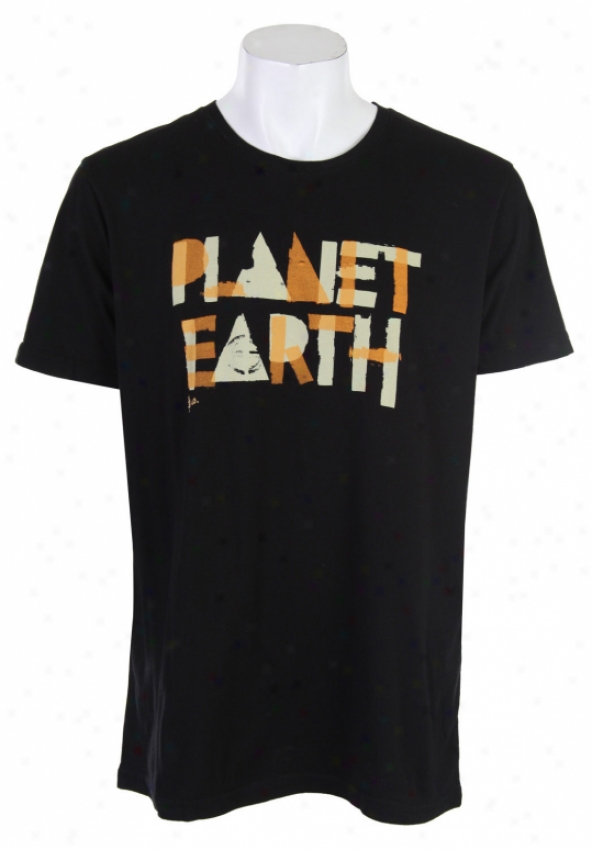 Planet Earth Harrison T-shirt Black