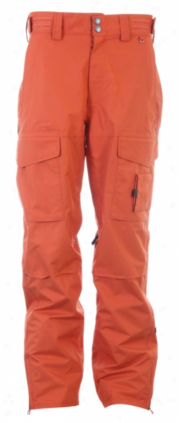 Planet World Outpost Snowboard Pants Heat Wave Orange