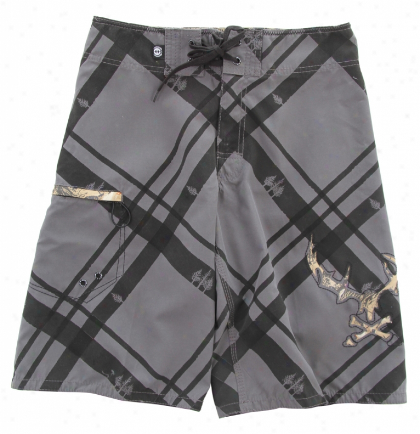 Planet Earth Palmer Boardshorts Charcoal