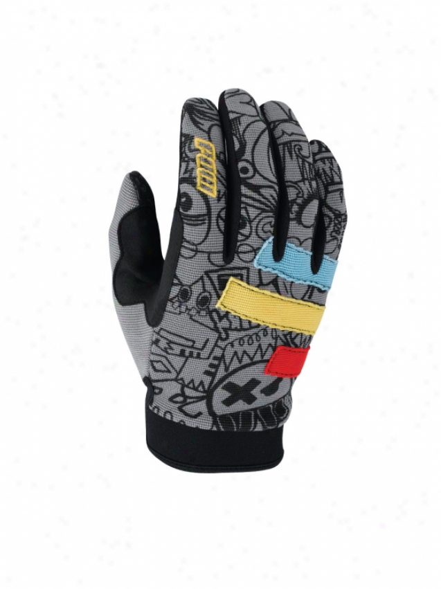 Pow High 5 Snowboard Gloves Print