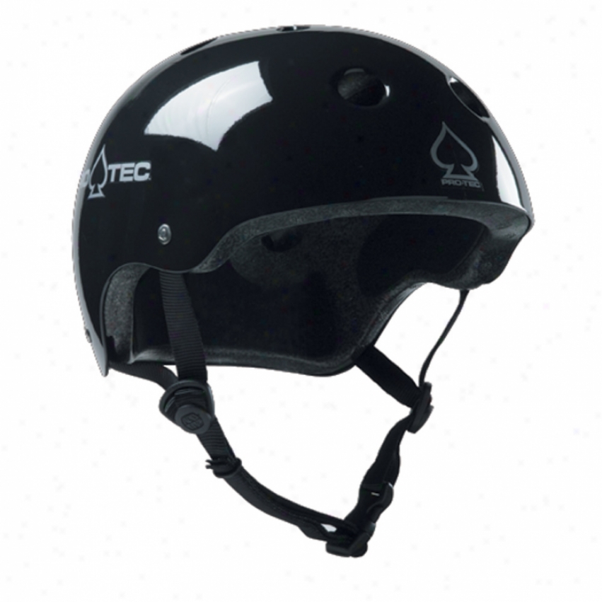 Protec Classic Skate Helmet Gloss Black