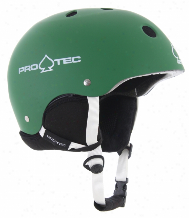 Protec Classic Snowboard Helmet Matte Green