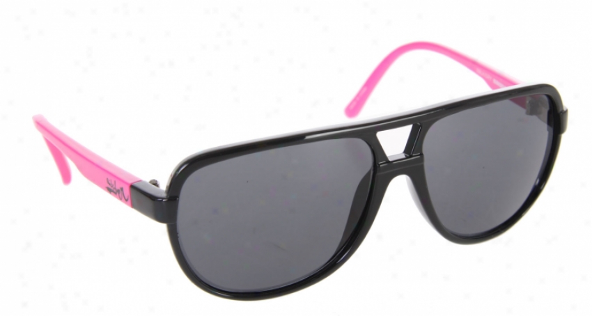 Quiksilver Blazin Sunglasses Flouro Pink/grey