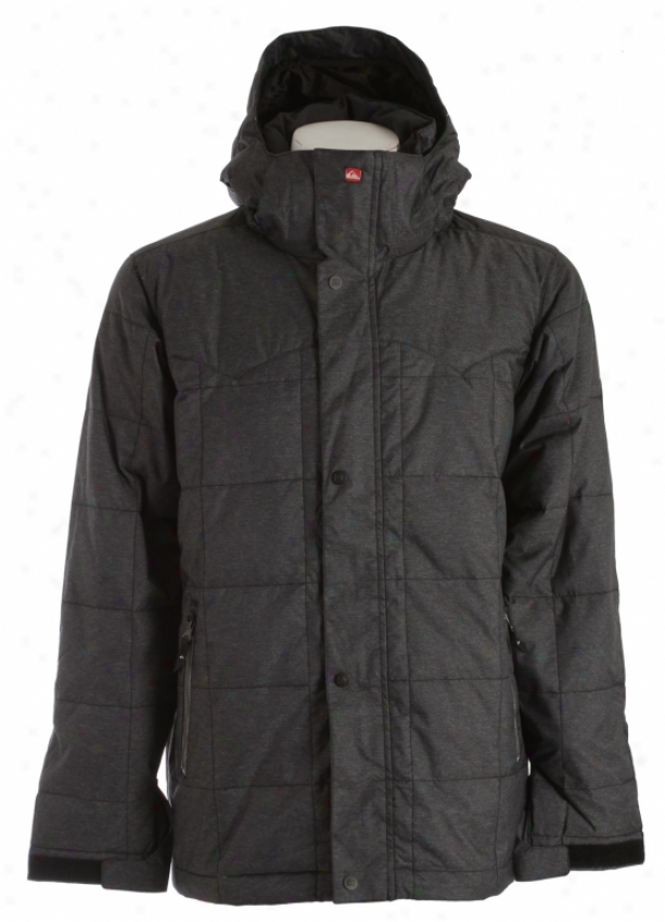 Quiksilver Caimen Down 8k Snowboard Jacket Black