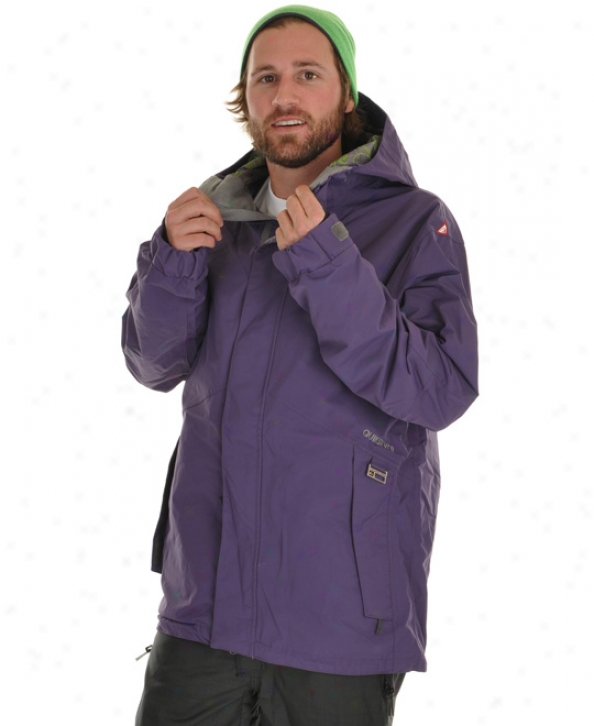 Quiksilver Everblast Snowboard Jacket Purple Jam