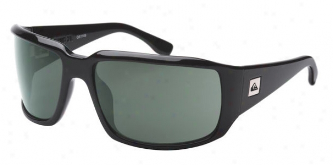 Quiksilver Fluid Xl Sunglasses Shiny Black/grey
